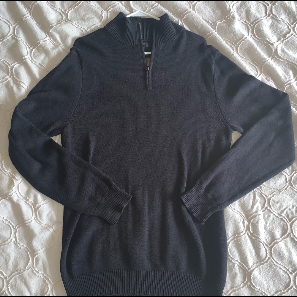 J. Crew quarter zip cotton sweater